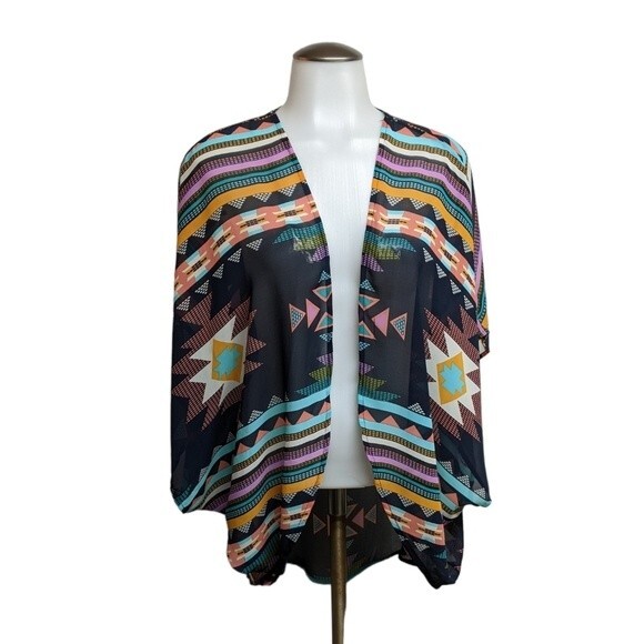 xhilaration SwimWear Boho Cover-Up Women XS/S Beach Swim Beachwear Oversized - Picture 1 of 4